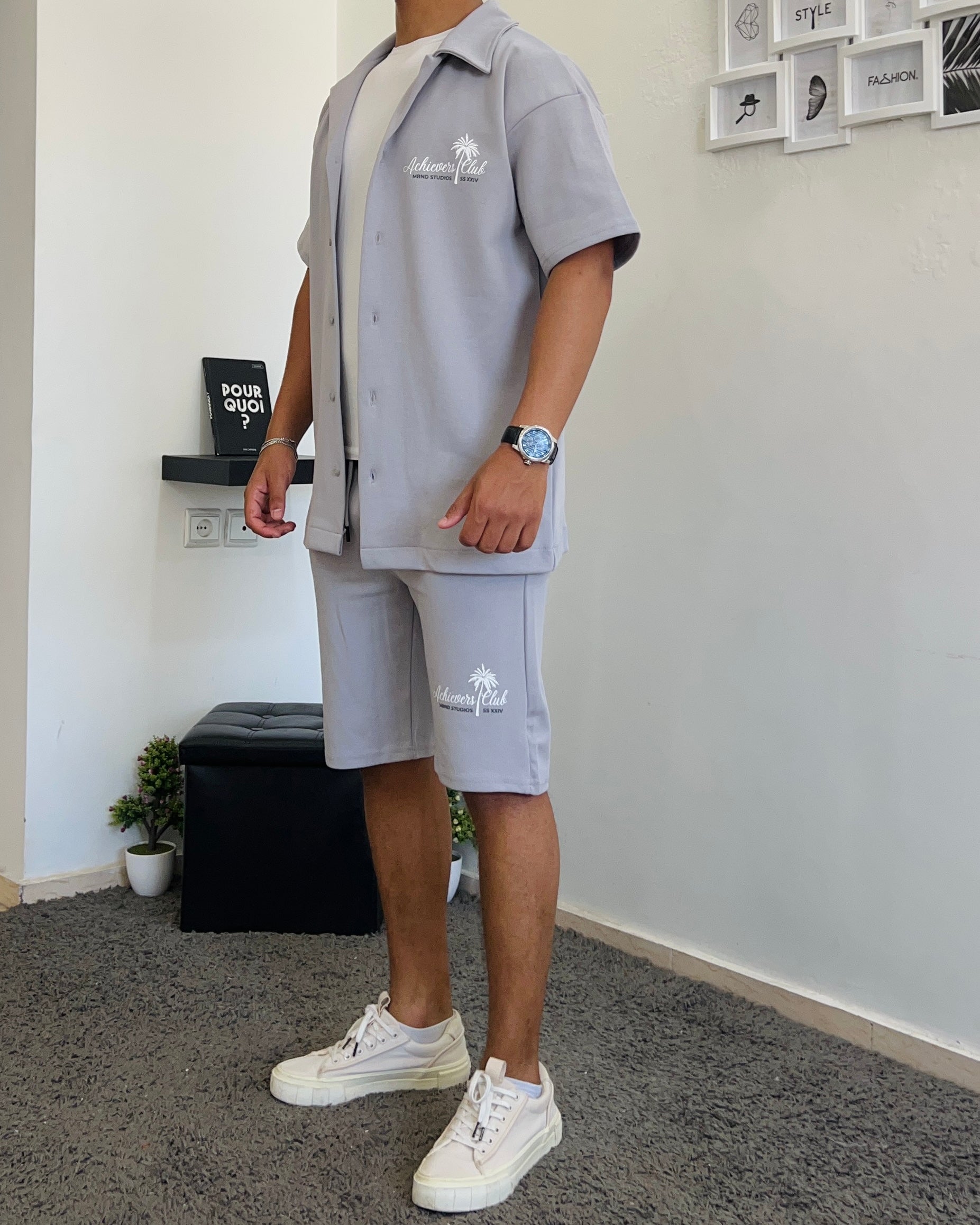 Ensemble chemise & short Achievers club (2 pièces)
