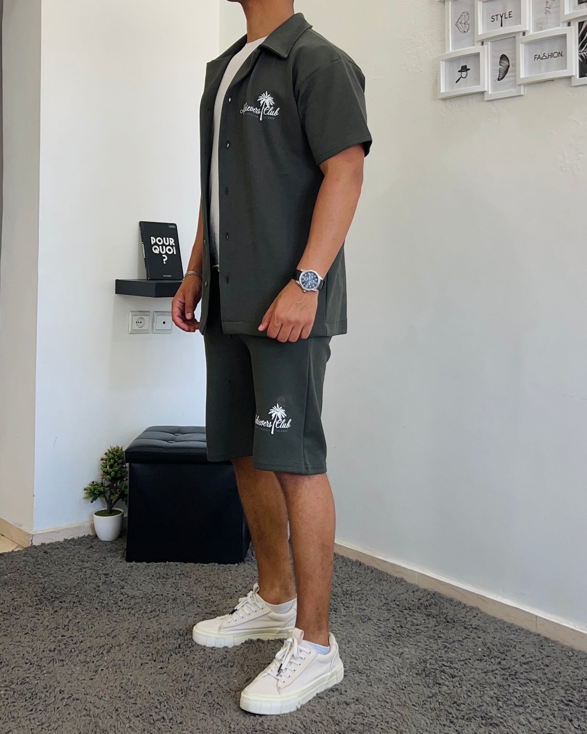 Ensemble chemise & short Achievers club (2 pièces)