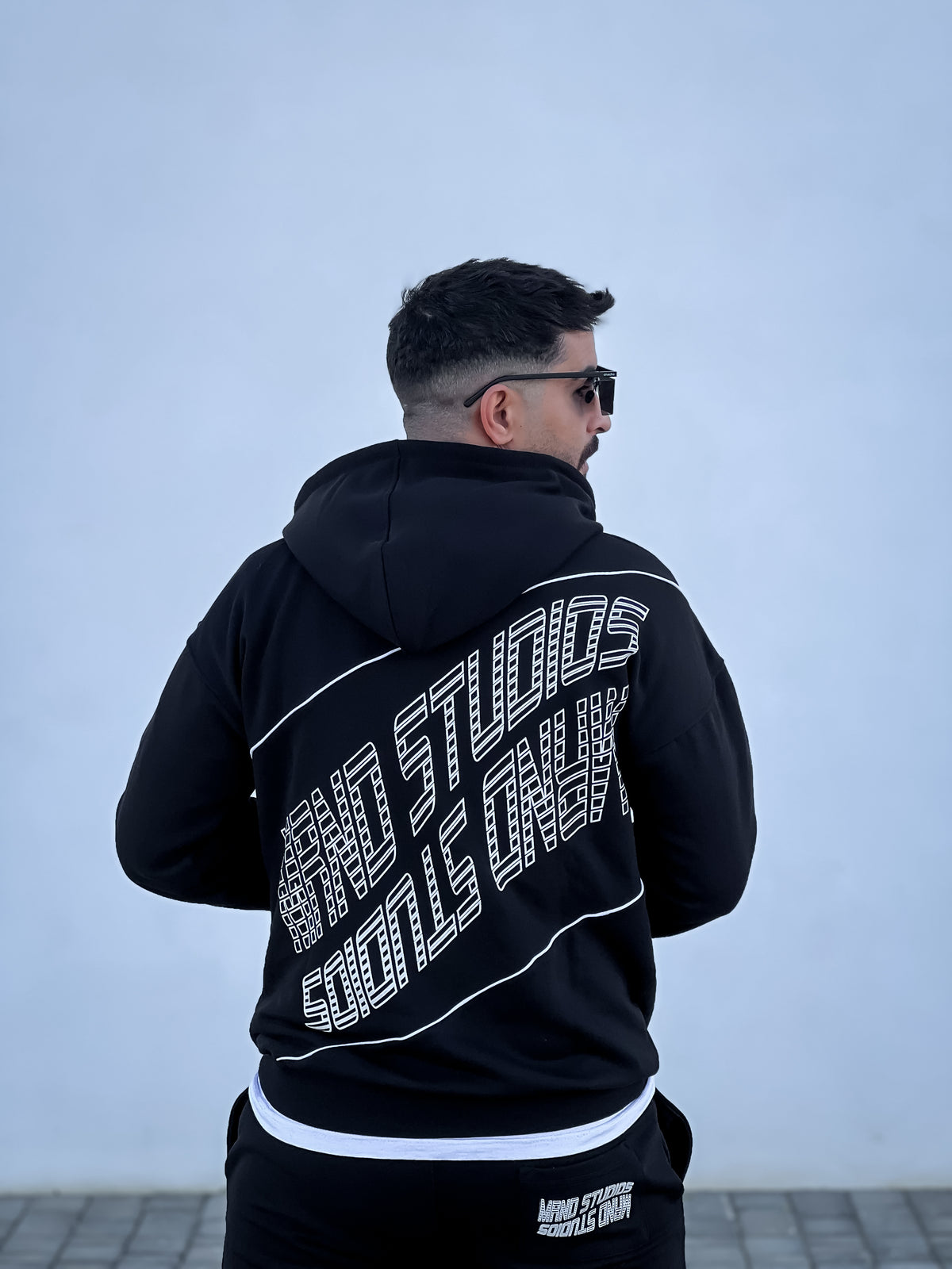 Ensemble - Piped hooded set - BLACK