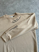 Sweatshirt - Life motto - Beige