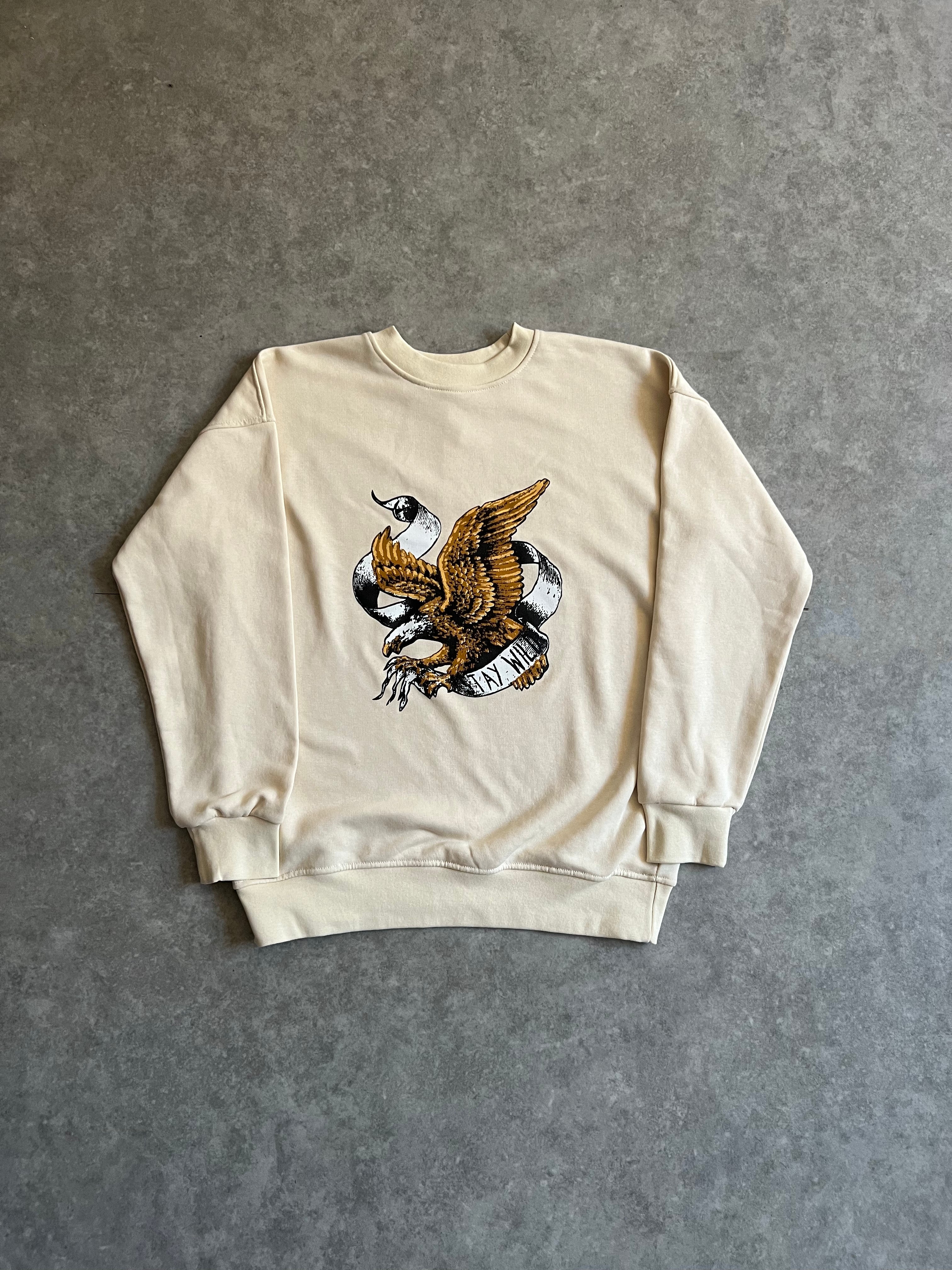 Sweatshirt - Eagle - off-white