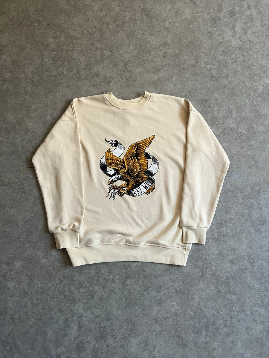 Sweatshirt - Eagle - off-white