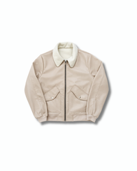 Jacket - sherpa biker jacket