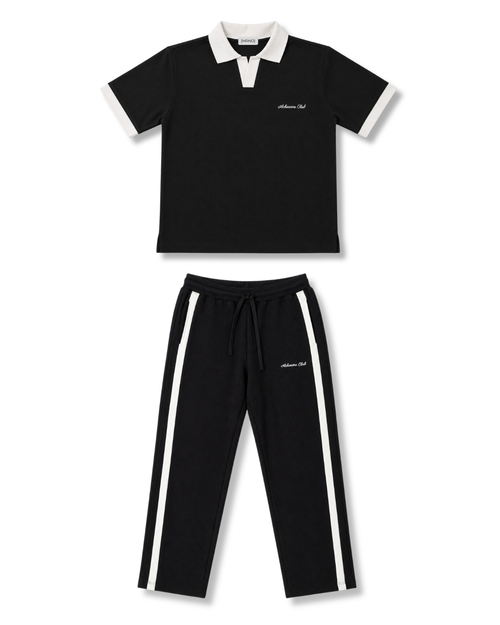 Ensemble contrast polo