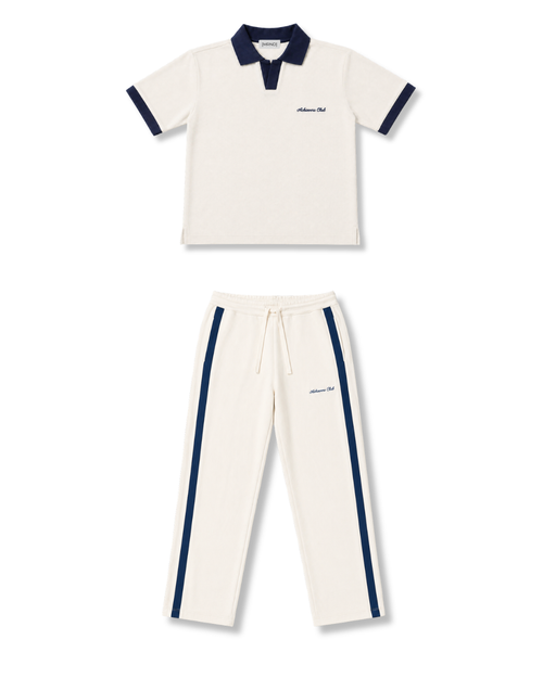 Ensemble contrast polo