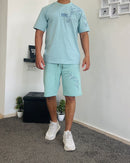 Branch short set - Turquois