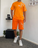 Branch short set - Orange