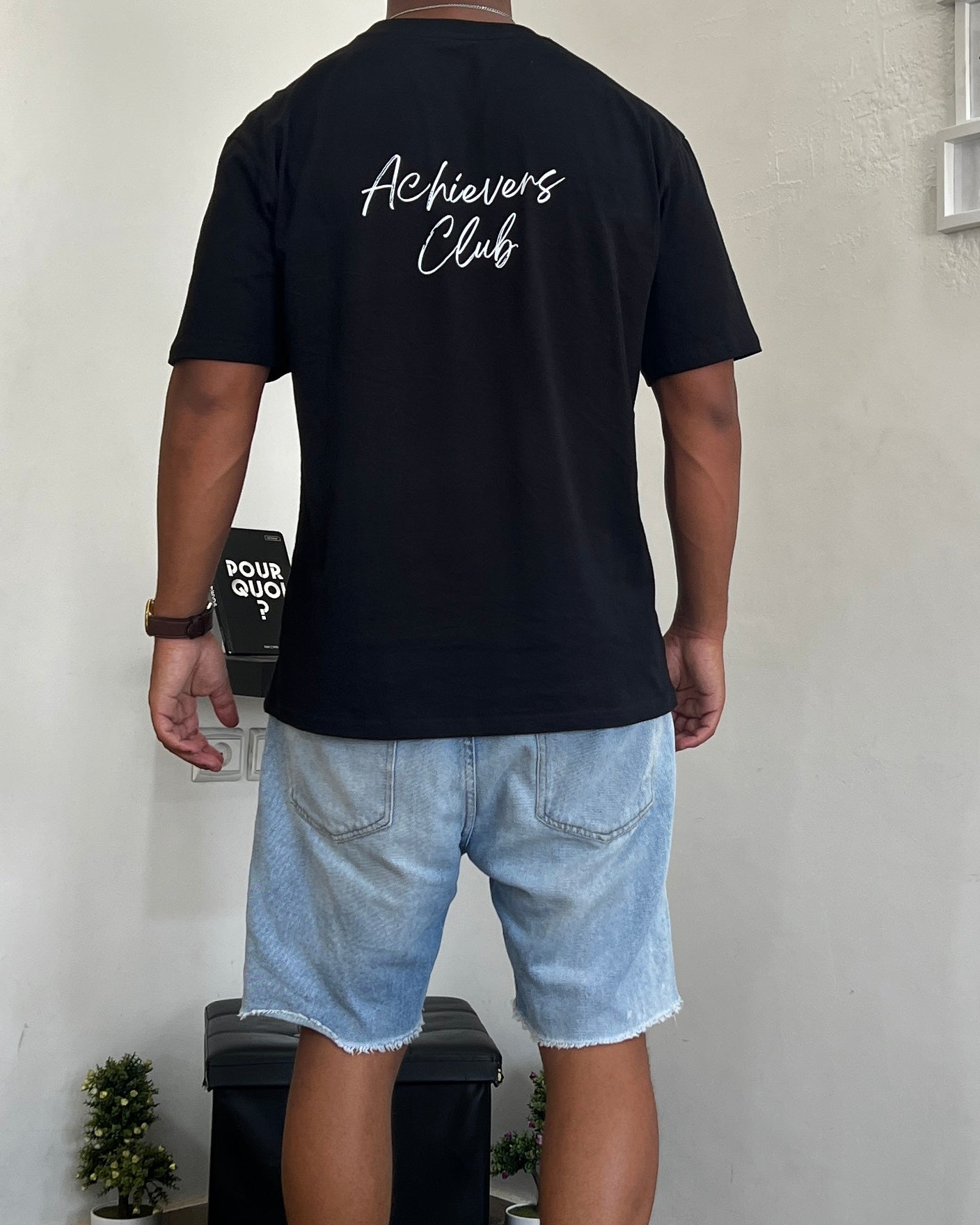 Achievers CLUB t-shirt - Noir