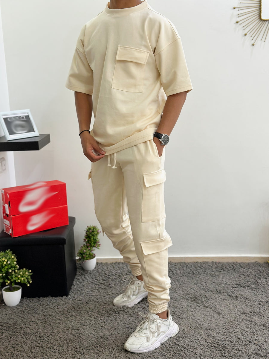 Multi pocket spring set - cream